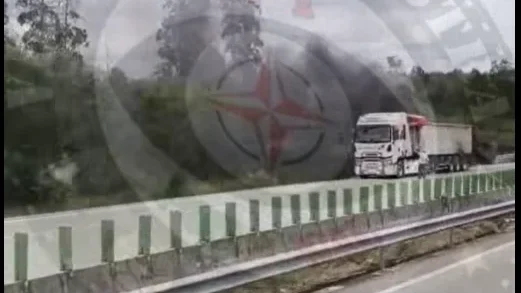 Camião A Arder A1