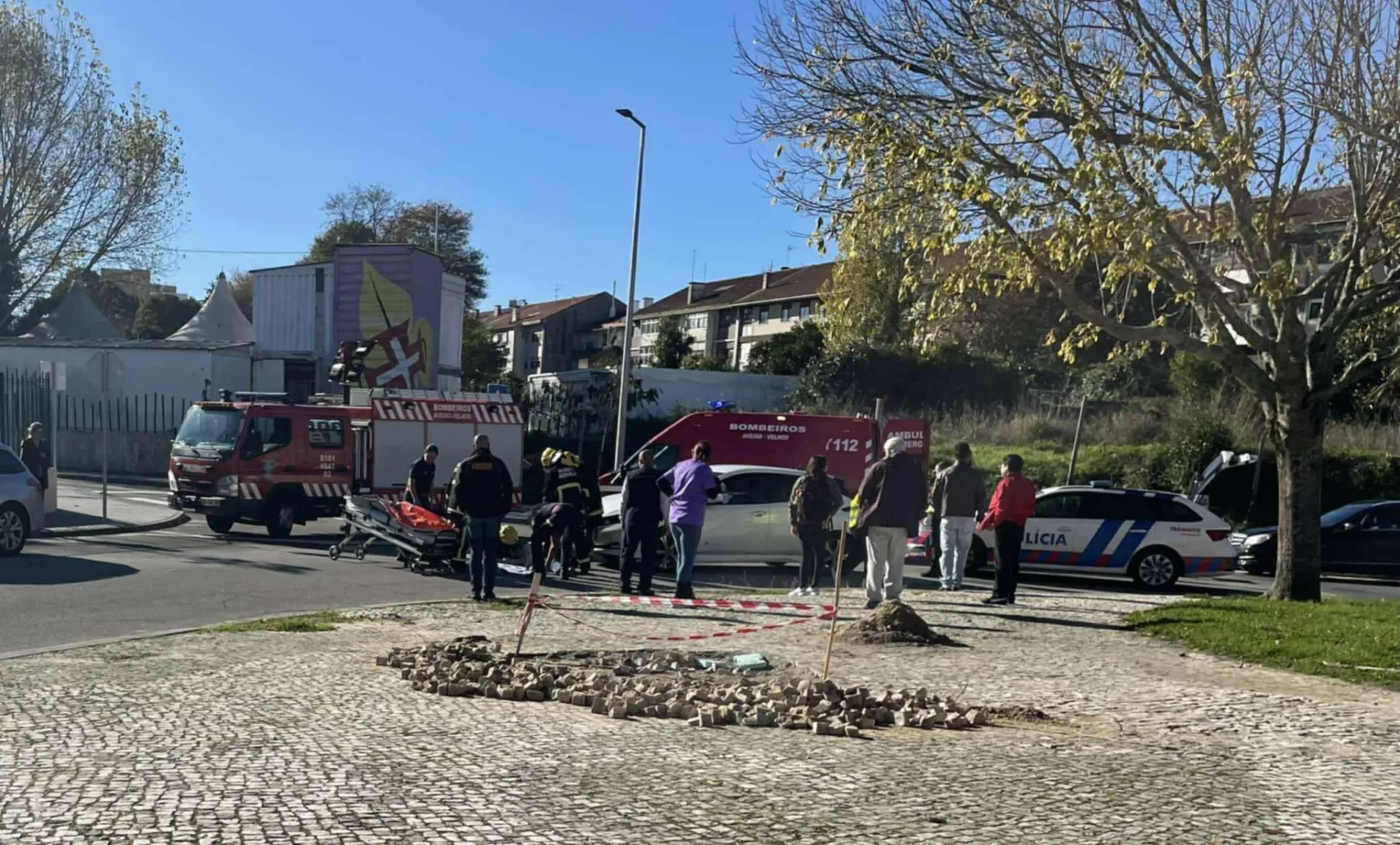 Atropelamento Centro De Saúde Aveiro