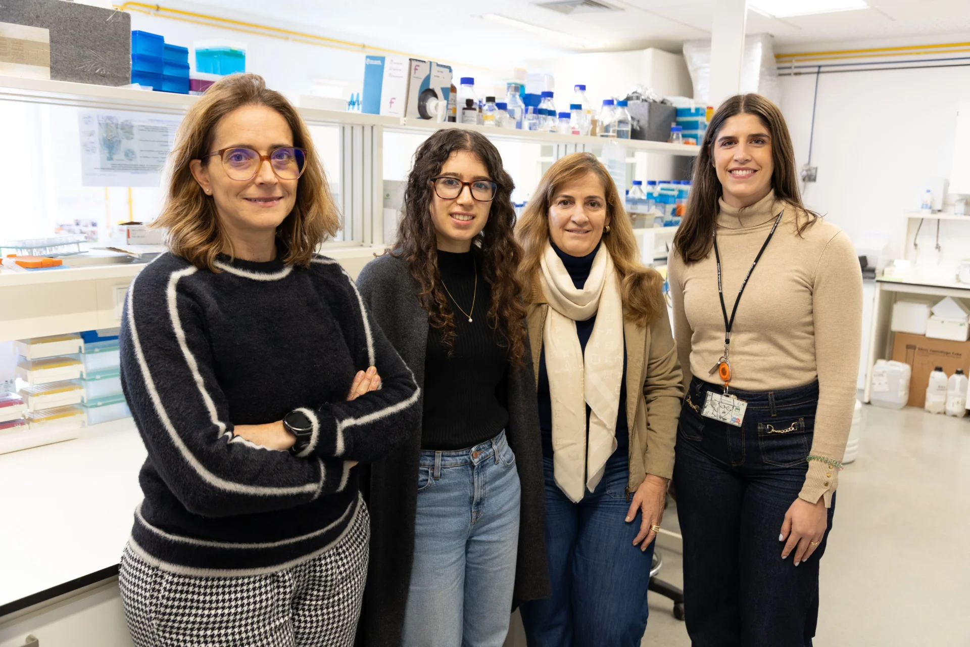 As Investigadoras Margarida Fardilha Vanessa Bowen Teresa Herdeiro E Joana Santiago