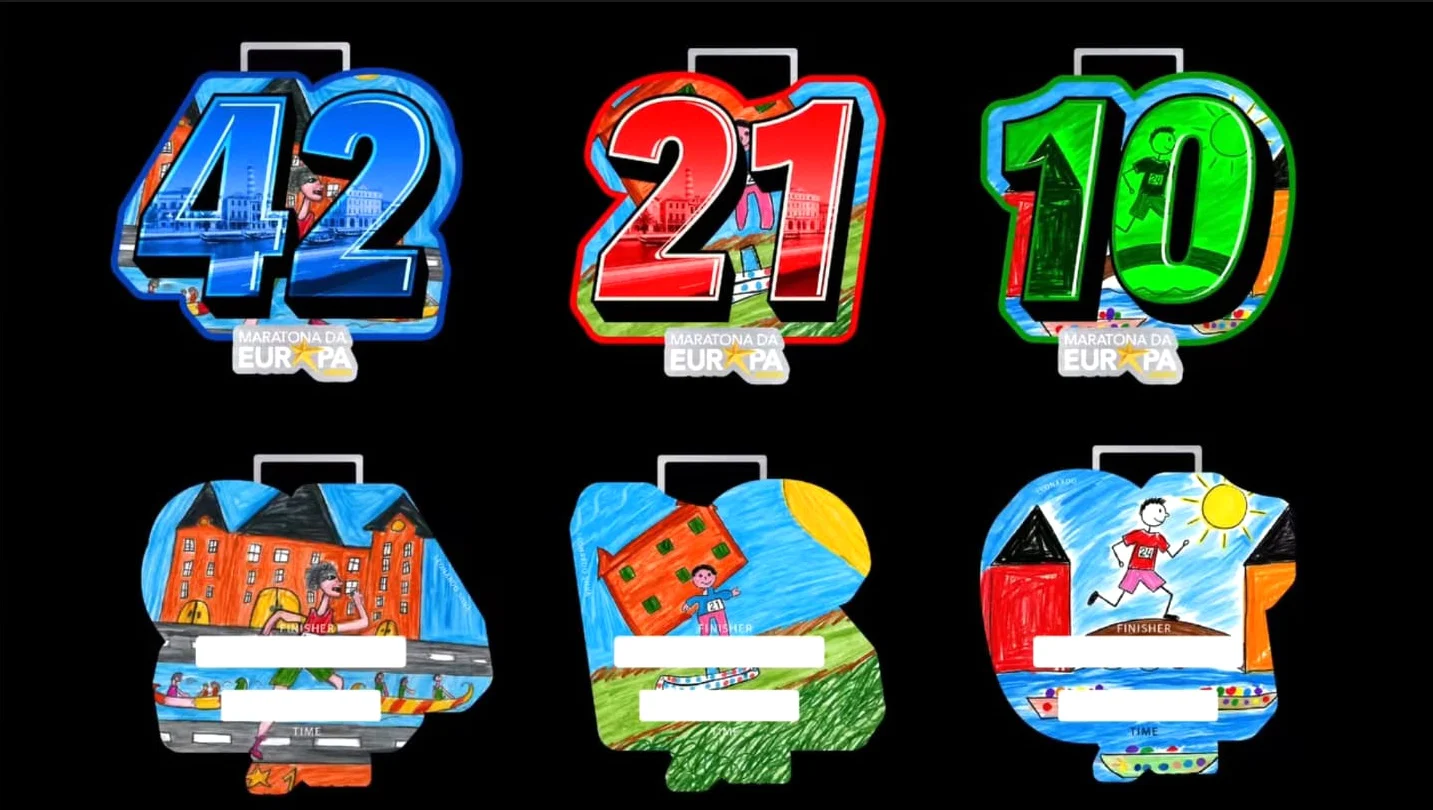 Maratona Europa 2026 Medalhas