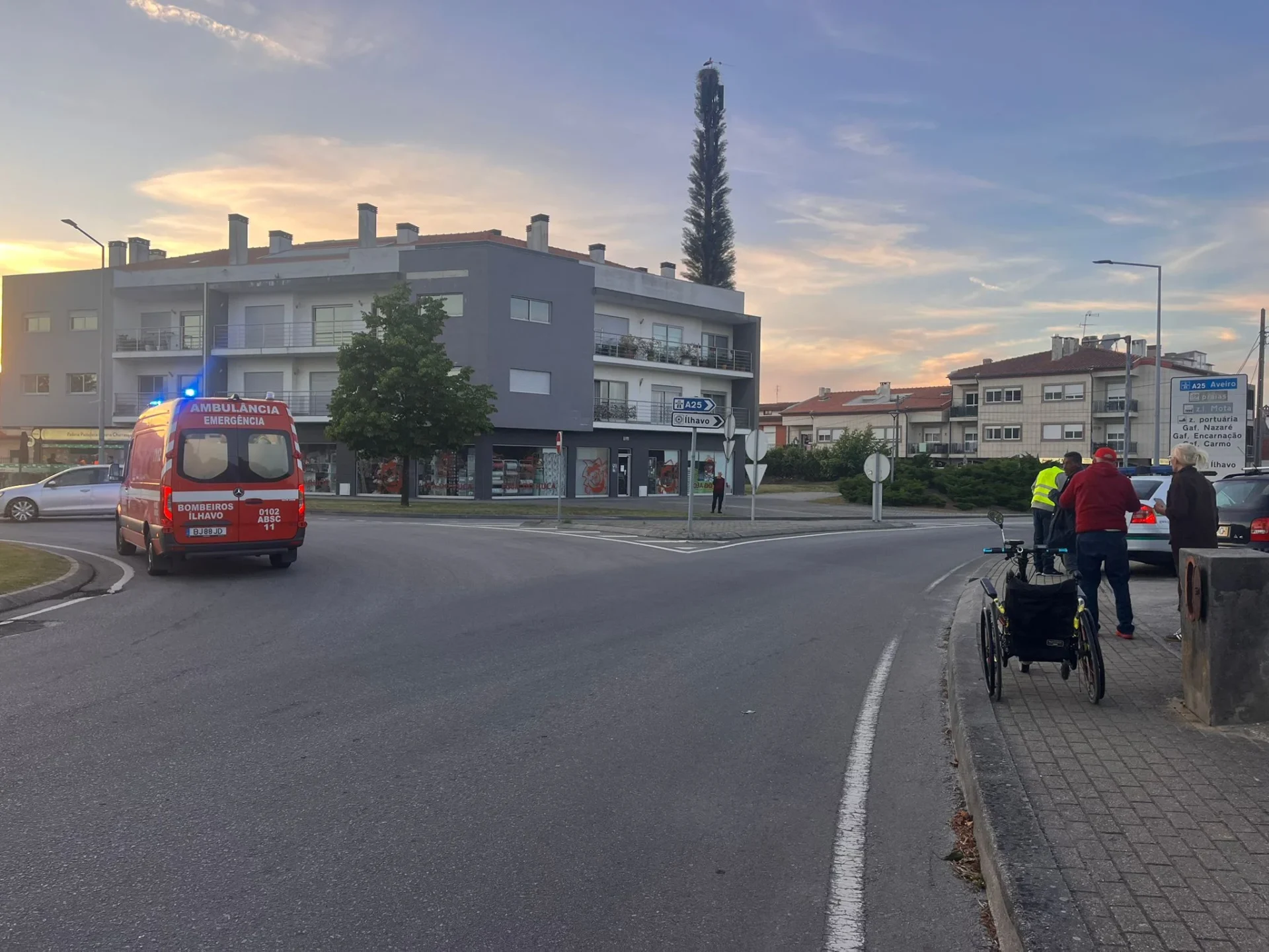 Acidente Rotunda Ilhavo 1